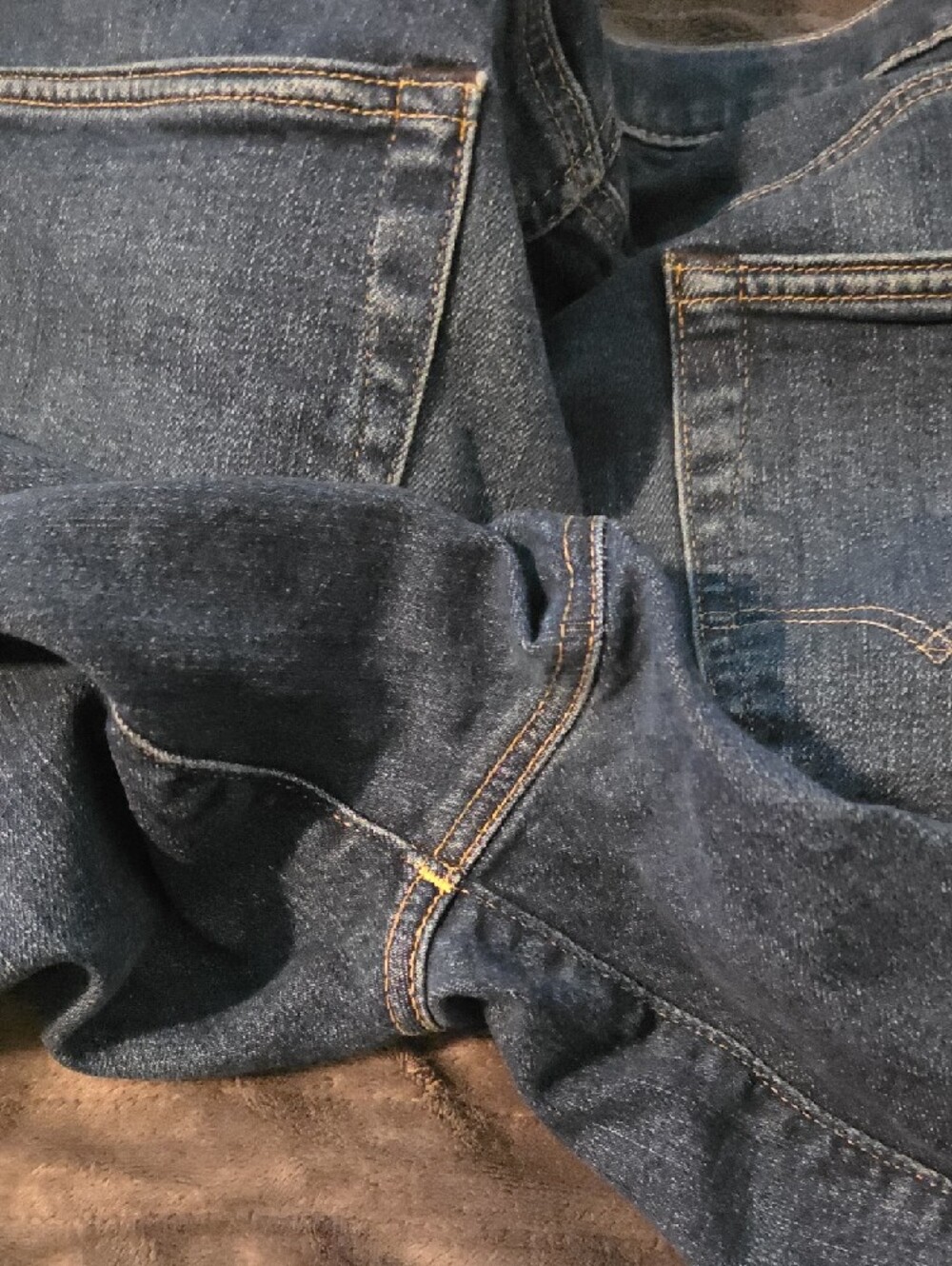 American Eagle Dark Blue AirFlex+ Denim Jeans - Picture 8 of 10